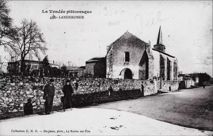 Le cimetière de Landeronde - Début XXe